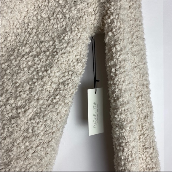 New Rachel Zoe Teddy Soft Fuzzy Open Cardigan L - Picture 5 of 7